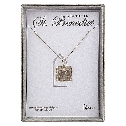 22"L GOLD BENEDICT NECKLACE