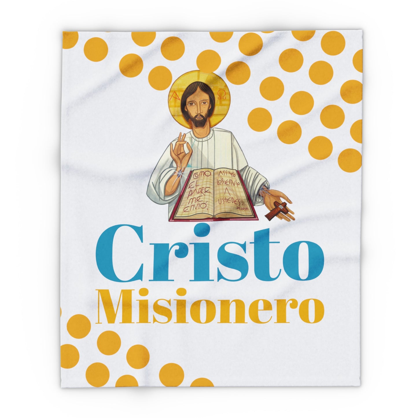 Cristo Misionero Arctic Fleece Blanket