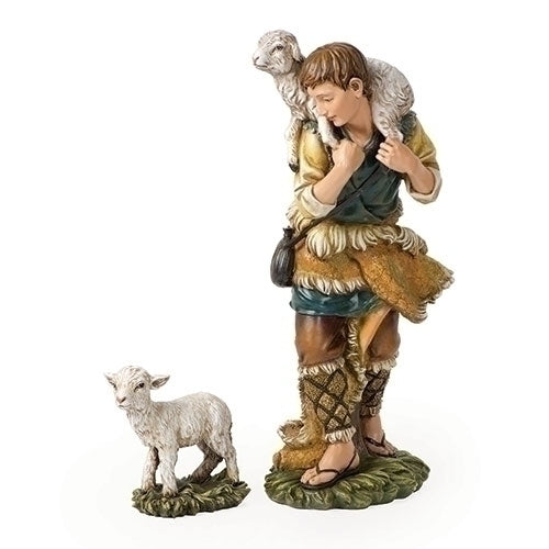 27" SCALE 2PC ST SHEPHERD/LAMB