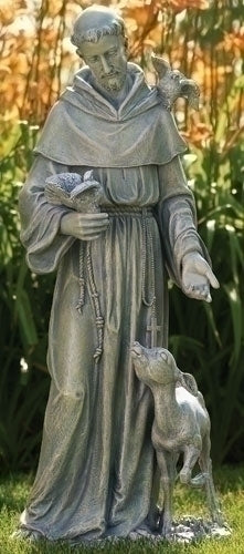 36.5"H ST FRANCIS W/DEER