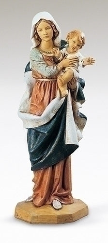 40"H MADONNA & CHILD STATUE