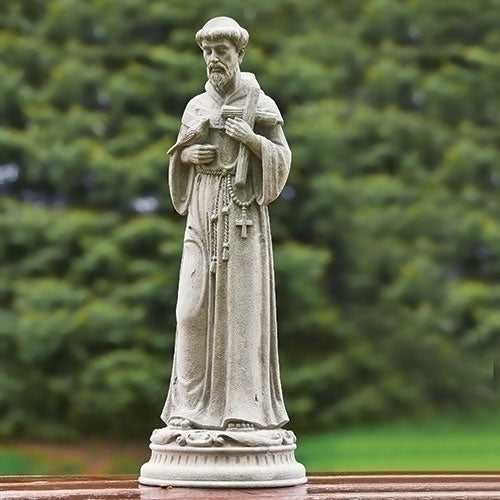 24"H ST FRANCIS STATUE