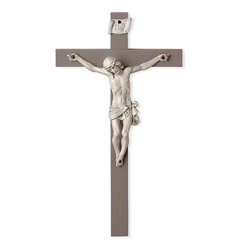 12"H CRUCIFIX - CARRARA CORPUS