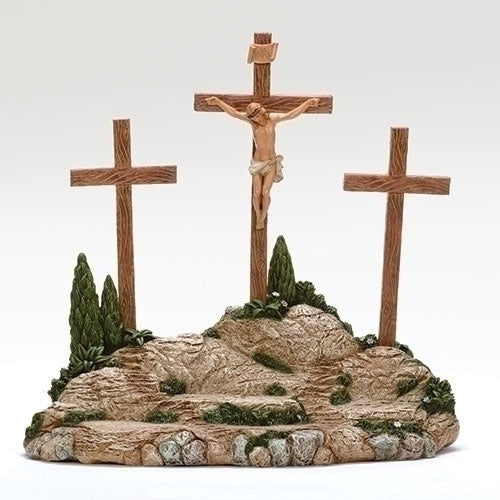 14"H 4PC SET CRUCIFIXION SCENE