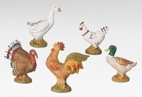 7.5" SCALE 5 PC SET BIRDS OF