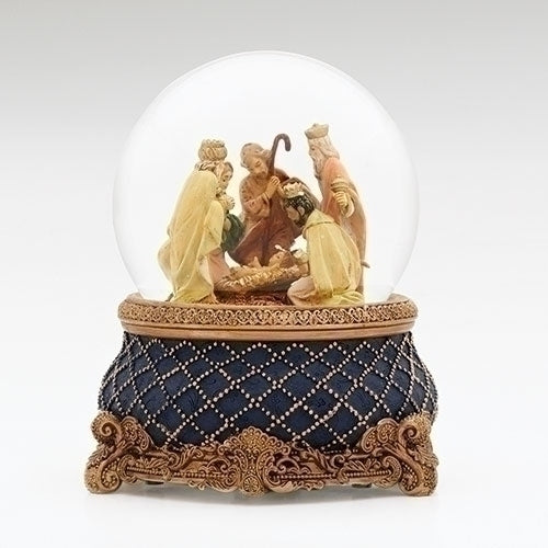 6.75"H MUSICAL NATIVITY DOME