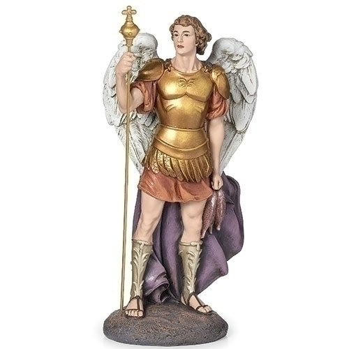 10"H SAINT RAPHAEL FIGURE