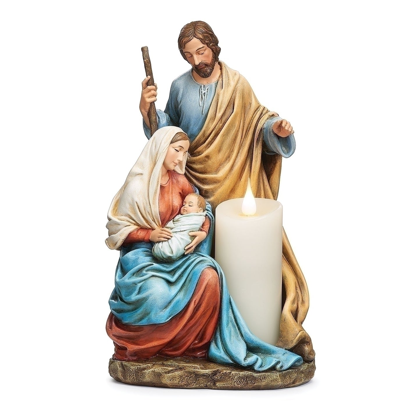 10"H HOLY FAMILY FIGURE