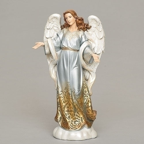 12"H ANGEL W/OPEN ARM GOLD