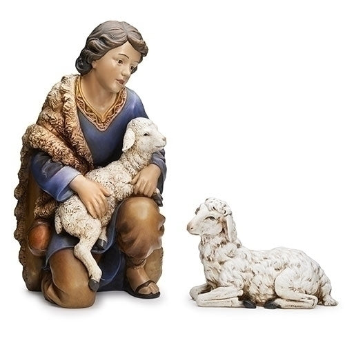 11.25"H 2PC ST SHEPHERD W/LAMB