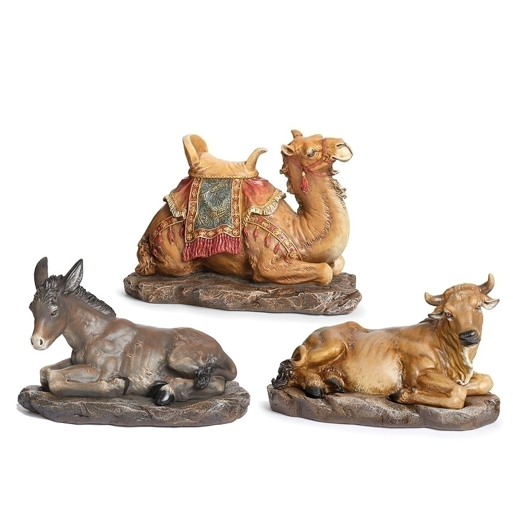 7.75"H 3PC ST ANIMALS DONKEY