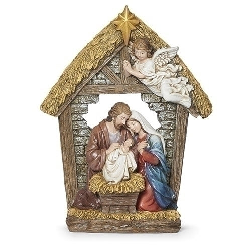 10.5"H JOSEPH HOLDING BABY IN