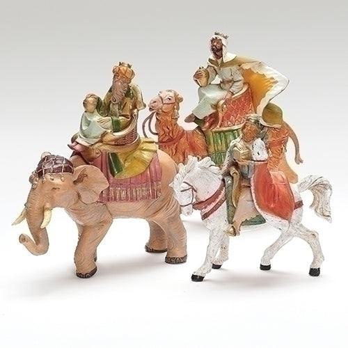 5" SCALE 3 PC ST KING ON HORSE