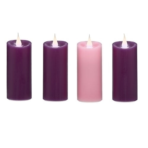 4.5"H X 2"D 4PC ADVENT VOTIVES