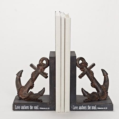 7.75"H ANCHOR BOOKENDS