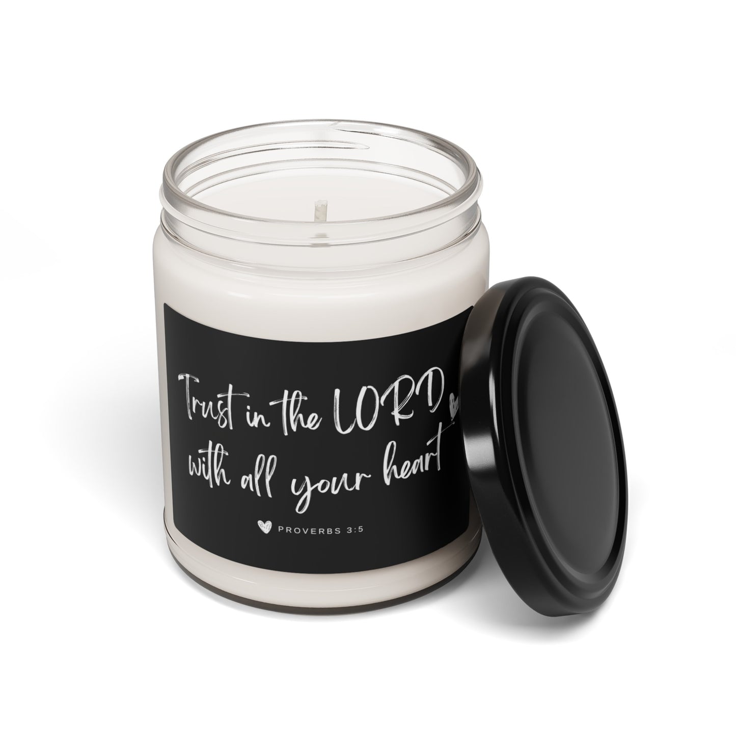 Trust in the Lord. Scented Soy Candle, 9oz