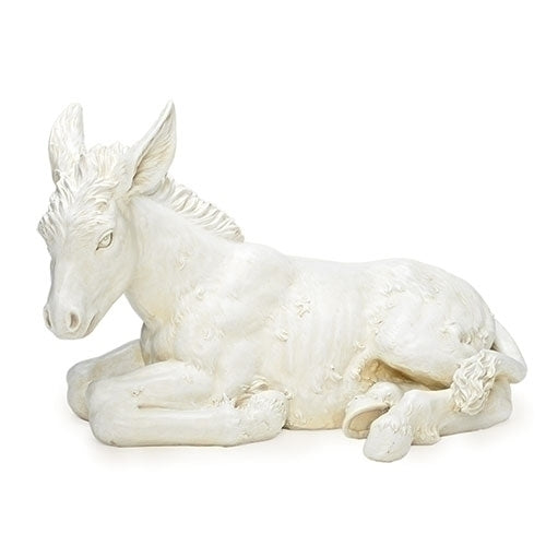 27" SCALE WHITE DONKEY NATIVTY