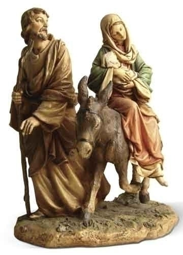 9"H FLIGHT INTO EGYPT FIGURE