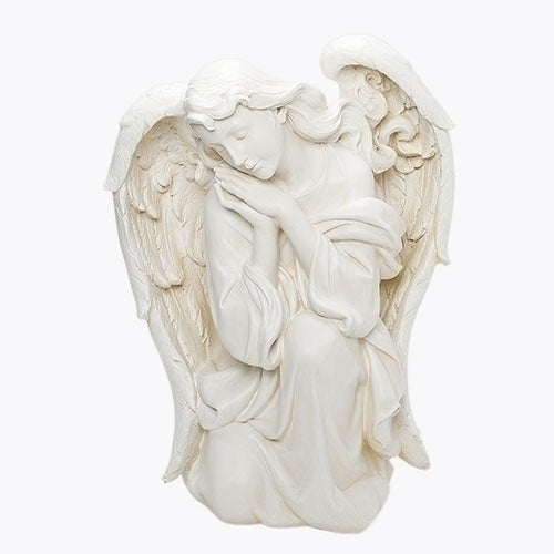 39" SCALE WHITE KNEELING ANGEL