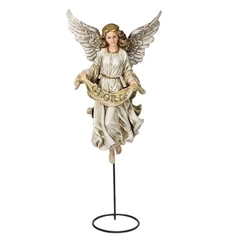 30"H ANGEL ON STAND 27" SCALE