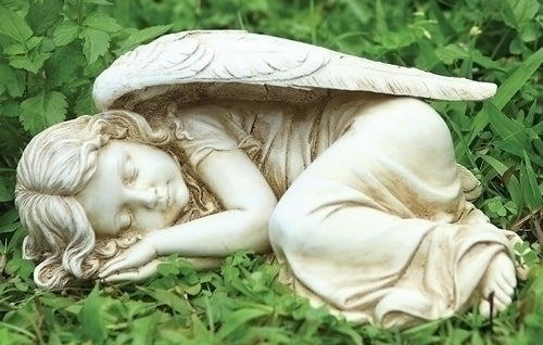 5.25"H SLEEPING ANGEL GARDEN