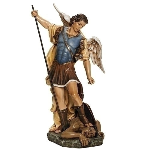 26.5"H ST MICHAEL FIGURE