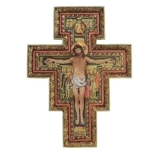 17.75"H SAN DAMIANO CROSS