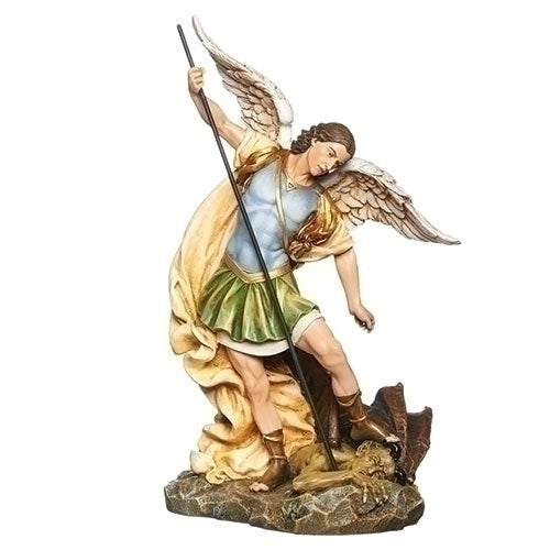 12"H ST MICHAEL FIGURE