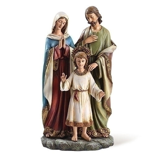 9.75"H HOLY FAMILY WITH CHILD
