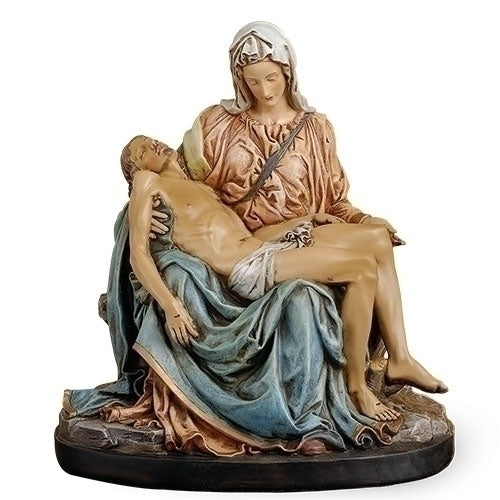 9"H COLORED PIETA FIGURE