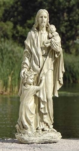 24"H JESUS W/CHILDREN GARDEN