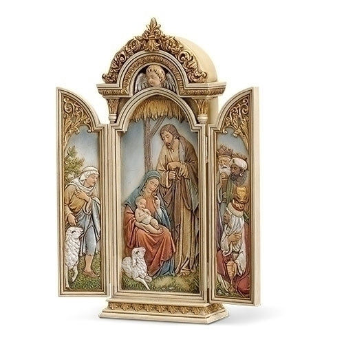 12.75"H NATIVITY TRIPTYCH