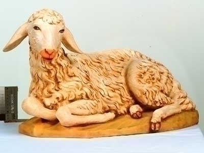 50" SCALE SEATED SHEEP