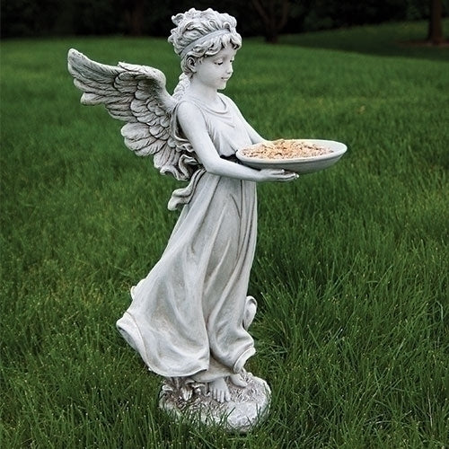 18"H ANGEL BIRDFEEDER GARDEN