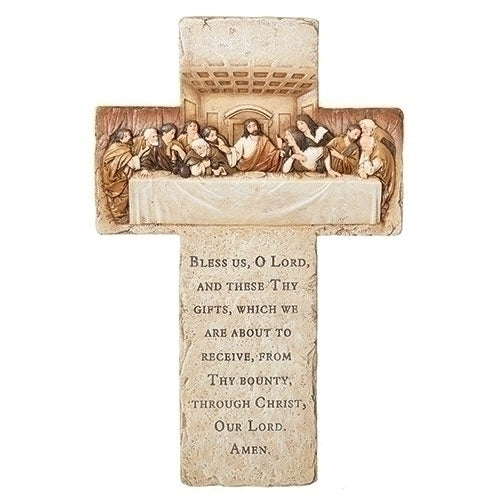 13.25"H THE LAST SUPPER CROSS