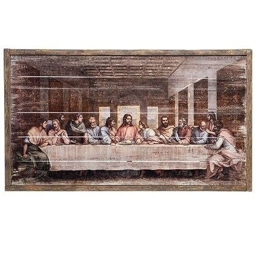 21"H THE LAST SUPPER FRAMED