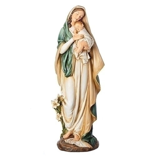 16.25"H MADONNA & CHILD FIGURE