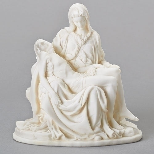 8"H WHITE PIETA FIGURE