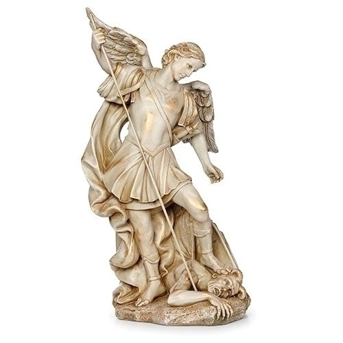 15"H ST. MICHAEL FIGURE