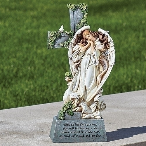 14"H IRISH MEMORIAL ANGEL