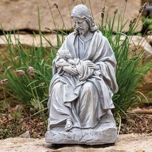 15.5"H JESUS HOLDING BABY