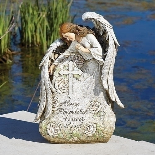 16"H MEMORIAL ANGEL GARDEN