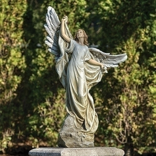 38"H HEAVEN'S ANGEL STATUE