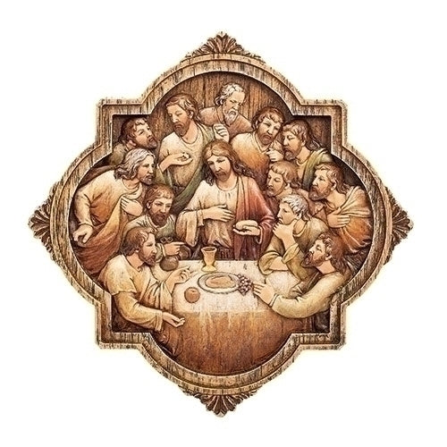10.25"H LAST SUPPER WALL