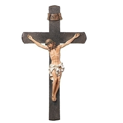 20.5"H BLACK CRUCIFIX