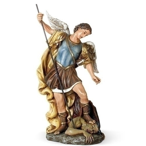 15.5"H ST MICHAEL FIGURE