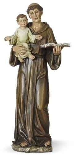 14.5"H ST ANTHONY FIGURE