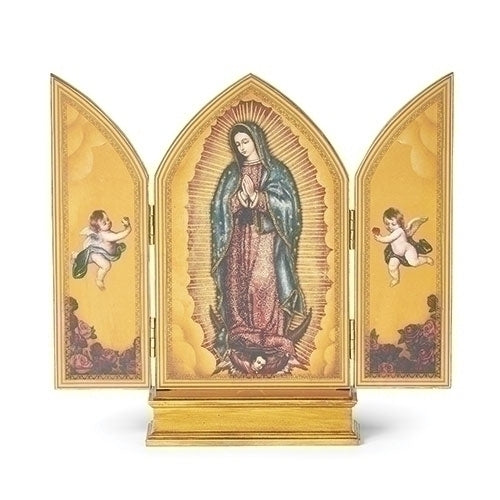 10"H GUADALUPE TRIPTYCH