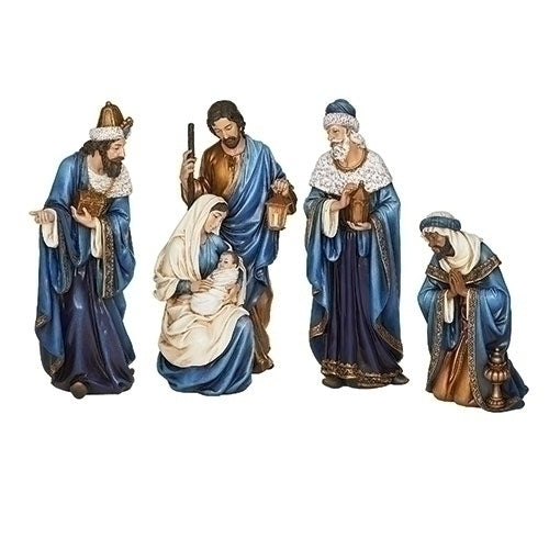 9.5"- 15"H 4PC ST NATIVITY