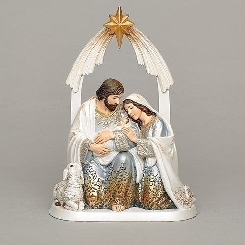 9.75"H HOLY FAMILY GOLD OMBRE